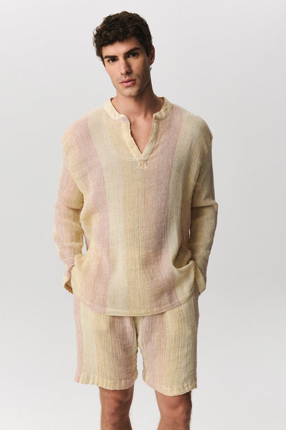 Tierra Mandarin Collar Shirt