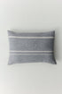 Valetta wool cushion cover with subtle linear detail and concealed zipper